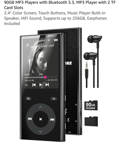 90gb mp3 player with bluetooth - player,