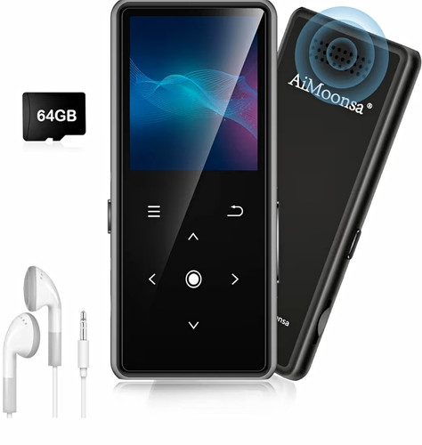 Aimoonsa mp3 player 64gb - aimoonsa, tf