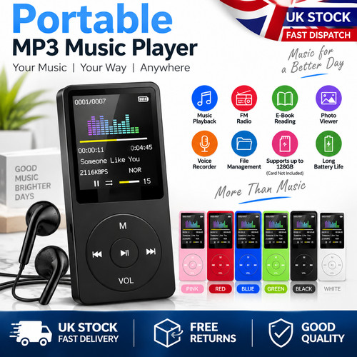 Agptek mp3 player with - mp3, gb