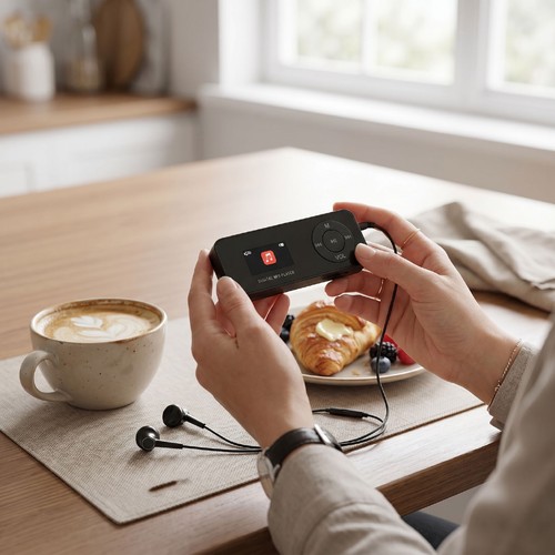Black bluetooth hifi mp3 - black,