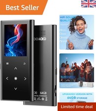 Compact 64GB MP3 Player with